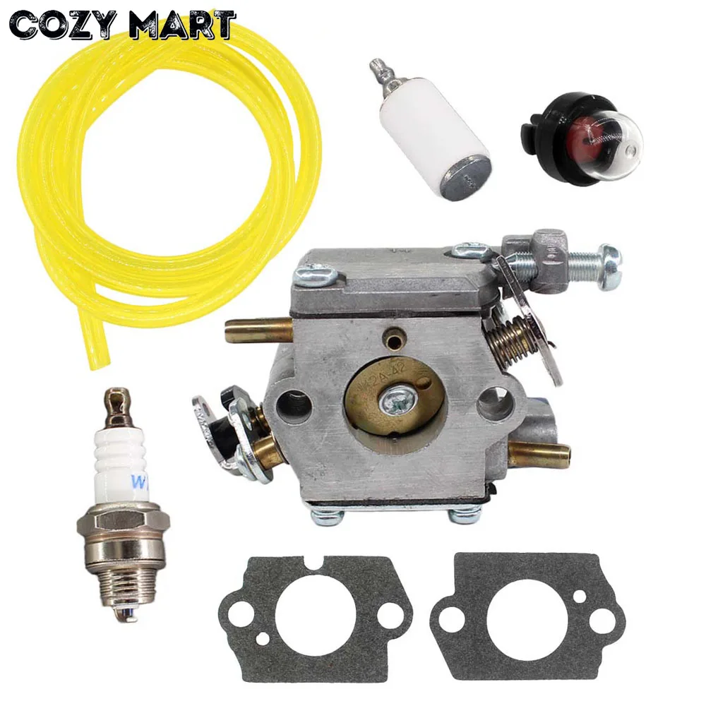 Carburetor & Fuel Line For Homelite 35cc 38cc 42cc Chainsaw 309362001