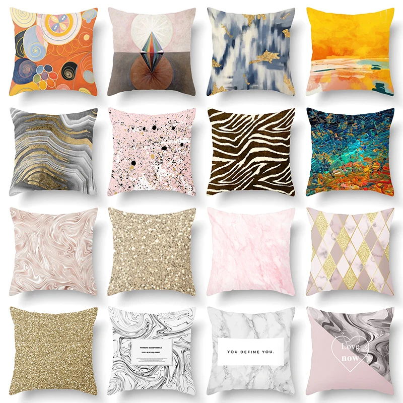 Наволочка для диванной подушки с геометрическим рисунком | Дом и сад