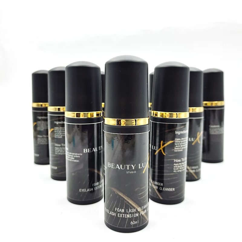 Custom Cleaning Lashes Extension Oil Free Lash Foam Cleanser Private Label Eyelash Extension Shampoo Cleaner Fit 2