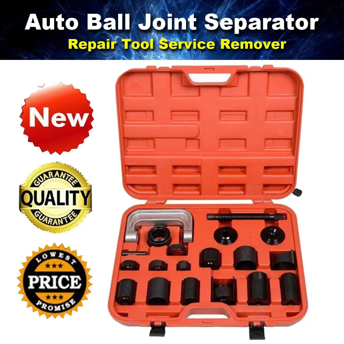 

Universals 21Pcs Ball Joint Separator Auto Repair Tool Remover Master Adapter