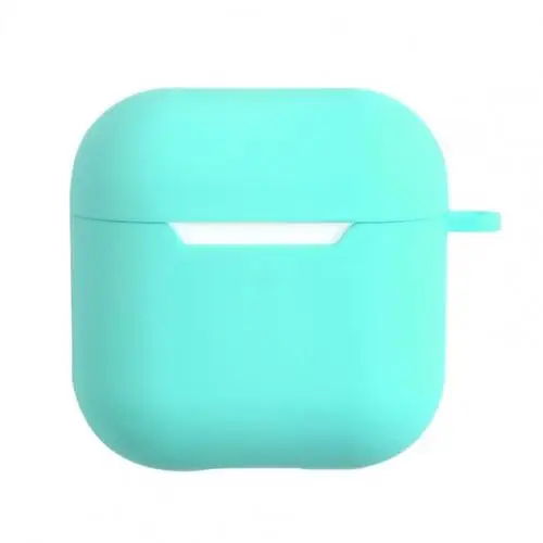 Suitable For Airpods Pro 4 Air Pods Bluetooth Wireless Earphone Shell Silicone Protective Case Cover Charging Box Bags Skin Mint Green