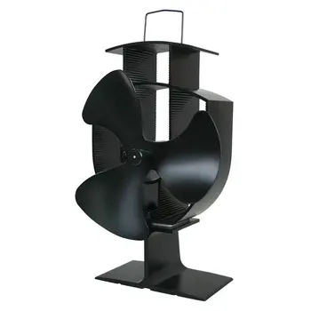 

3 Blades Heat Powered Stove Fan Home Silent Heat Powered Stove Fan Ultra Quiet Wood Stove Fan Fireplace Fan