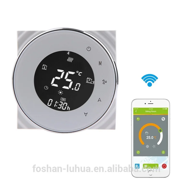 

WiFi thermostat temperature controller connecting smart phone application