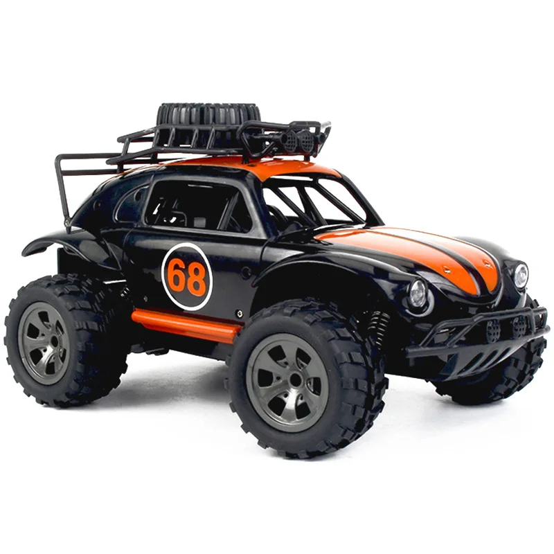 KYAMRC 1:18 2WD классический автомобиль с дистанционным управлением Beetle 2,4G RC Гусеничный внедорожный автомобиль багги движущаяся машина дети на батарейках машинки RT