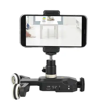 

Motorized Camera Video Dolly Car Rail Systems Electric Smart Photography Slider Dolly Car for Smartphone DSLR Camera Camcorder