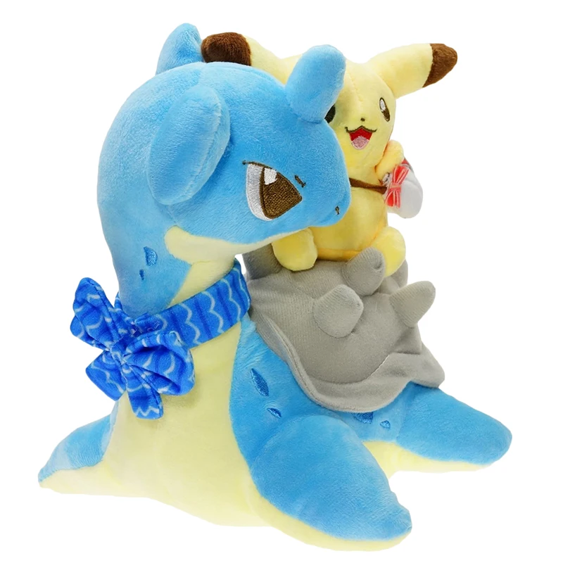 TAKARA TOMY POKEMON Lapras Pikachu кукла мягкая игрушка для детей 25 см