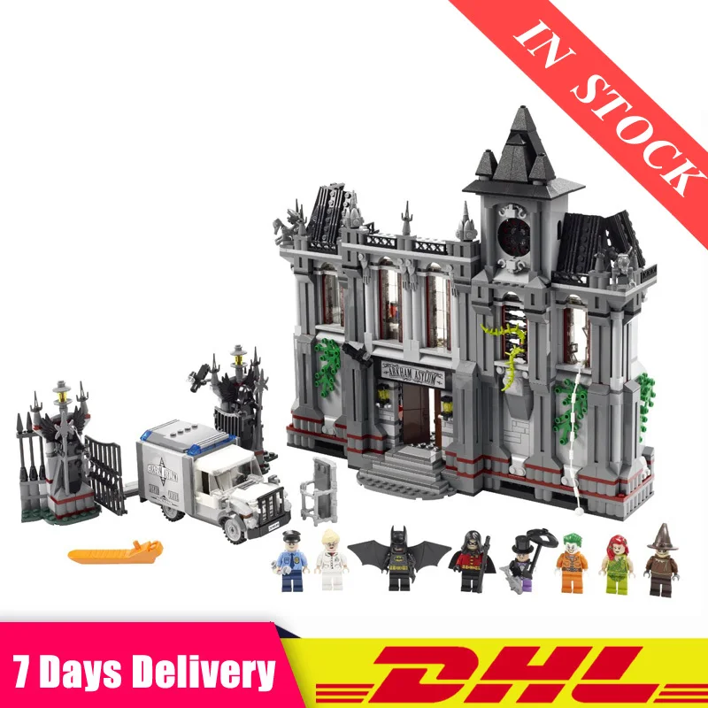 

IN Stock 07044 1685Pcs Super Hero The Batman Asylums Set Children Building Blocks Bricks Toys Compatible 10937