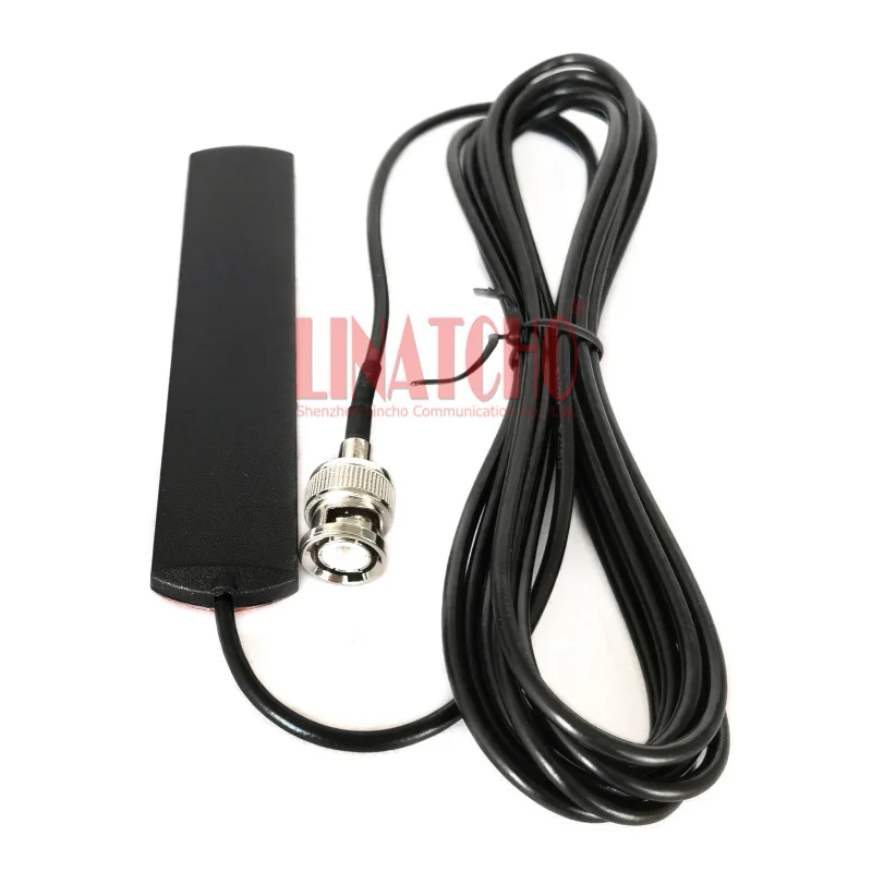 GSM 900MHz 1800MHz PCB Flat Patch Antenna with BNC Connector 3 Meters Cable
