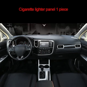 

For Mitsubishi OUTLANDER EX 2013-2019 ABS chrome matte cigarette lighter panel 1pcs