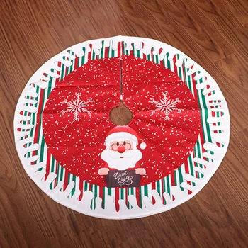 

80cm Christmas Tree Skirt Carpet New Year Decorations Xmas Tree Decor Skirt Ornaments Festive Party Supplies Tree Skirts