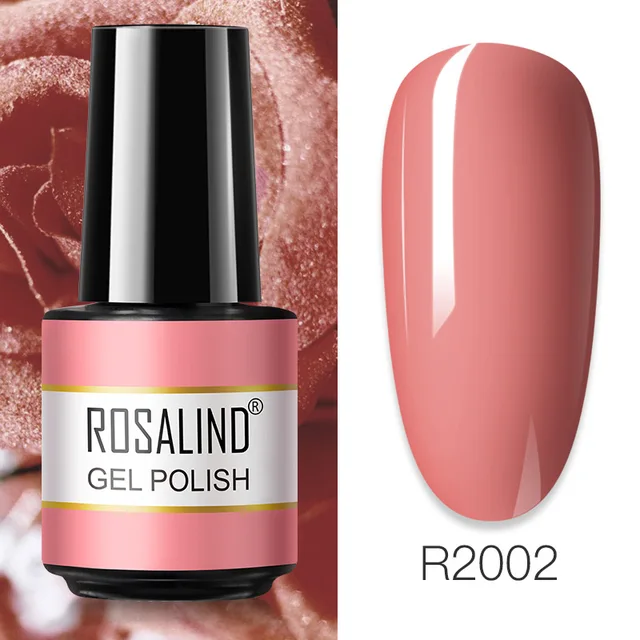 ROSALIND Primer Top Base Coat 7ML Gel Nail Polish For Manicure Long Lasting Nail Art Salon Gel Varnish UV LED Color Gel Polish RAR2002