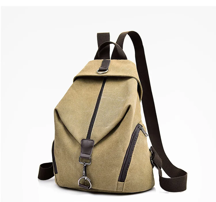 2019 Female High Quality Canvas Travel Backpack Small Waterproof Casual Women Rucksacks for Girls School Bags Shoulder Back Pack (34)