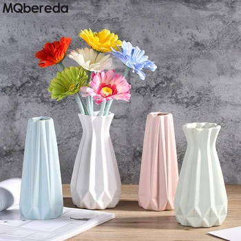 

New Year Simple Modern Ceramic Flower Vase Small Fresh White Living Room Table Flower Arranging Creative Decorations Ornaments