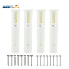 Белые пластиковые держатели для удочек BSET MATEL 4 шт. розетки лодок