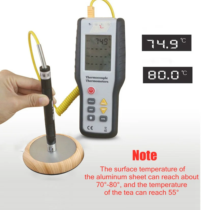 Portable Usb Wood Grain Cup Warmer Heat Beverage Cup Heater Mat Mantenha a Bebida Quente Coasters - Imagem 5
