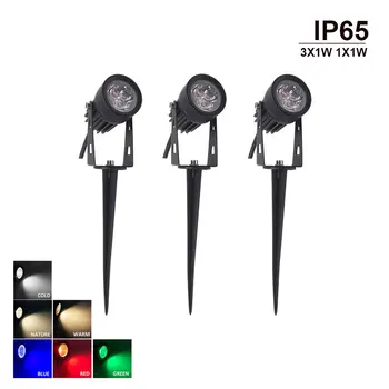 

85-265V 3W Led Pool Light Outdoor Waterproof Spotlight IP65 Outside Step Desk Lamp Fence Led Lawn Garden Lamp 12V 220V available