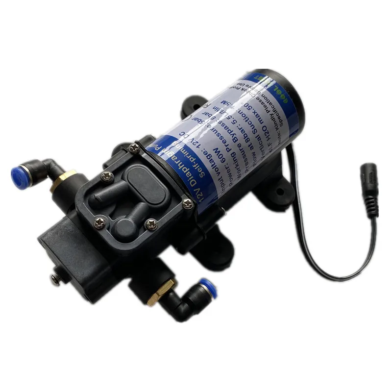 

S385 Self-sucking smart sprayer 5.5L/min portable water pump 12V DC 60W intelligent mini misting pump spray garden sprayer