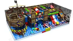 Великолепная Пиратская тематическая детская игровая площадка прямая фабрика HZ-9908