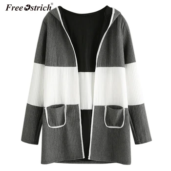 

Free Ostrich 2019 Autumn Winter Jacket Women Coat Casual Girl Basic Jackets Pockets Cardigan Long Sleeve Jacket Female Coats N30