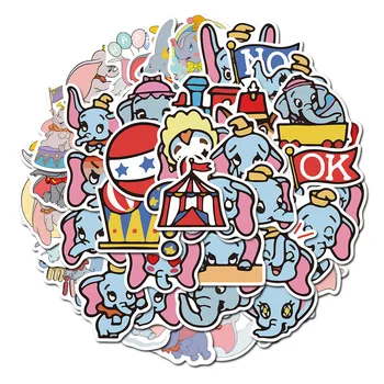 

50Pcs Cute Cartoon Animal Elephant Stickers For Laptop Phone Scrapbooking Graffiti Diary Label Stationery Sticker Decal Kid Toys