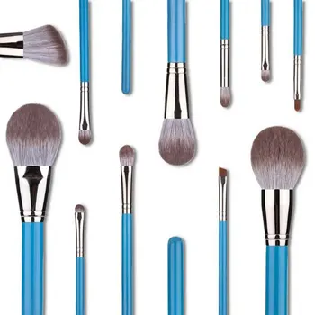 

13pcs Grey Brush Makeup Brush Set Loose Powder Brush Eyeshadow Eyebrow Brush Lip Brush Cosmetic Brush Kit
