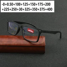 Синий свет блокирующий переход прогрессивный мульти фокус очки для чтения для мужчин и женщин Мультифокальные диоптрий модные очки FML