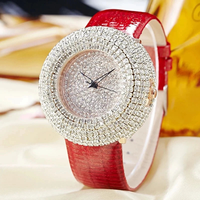 

ZHYIGHI Brand Women Quartz Watch Fashion Bling Casual Ladies Watch Female Quartz Gold Watch Crystal Diamond For Women Clock