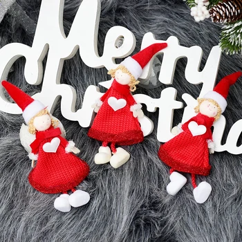 

Merry Christmas Decorations For Home Angel Dolls Christmas Tree Decor Ornament Elf Pendant Table Xmas Gift New Year 2021