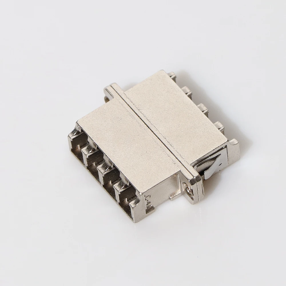 10PCS Optical Fiber Connector LC Quad Flange