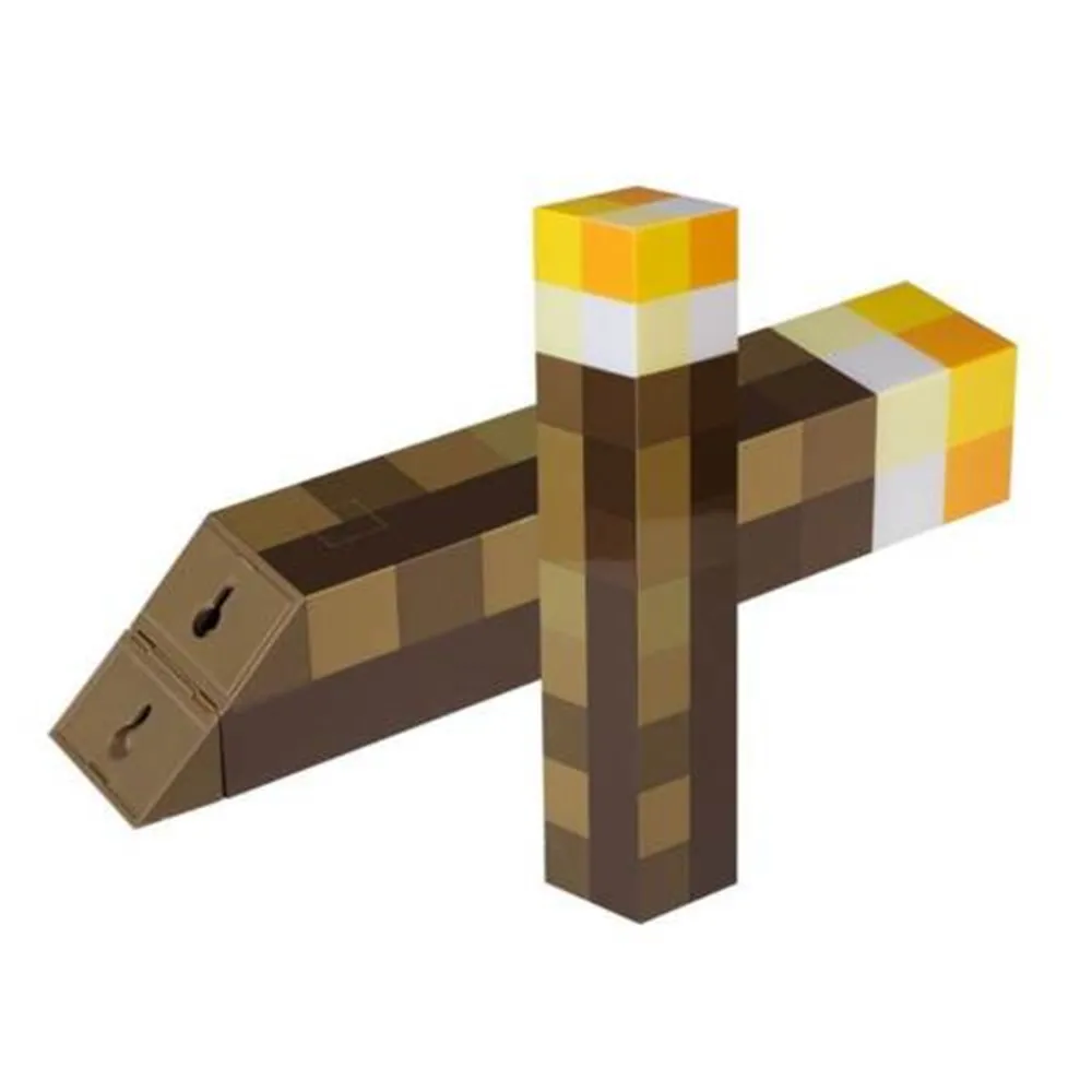 2 torch Детские игрушки изменение цвета зелье бутылка светильник руды алмаз квадратный ночной Светильник фонарь светильник AAA питание - Цвет: 2 torch