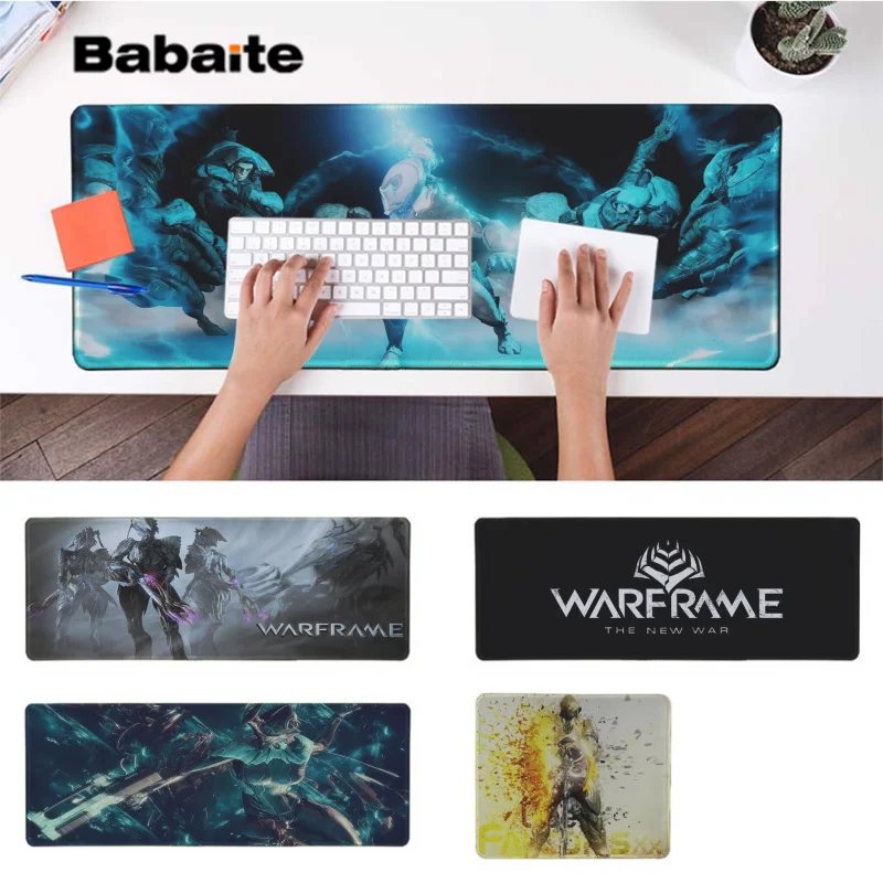 Babaite Забавный warframe hero прочный резиновый коврик для мыши прокладка резиновая PC Компьютерная игровая коврик для мыши