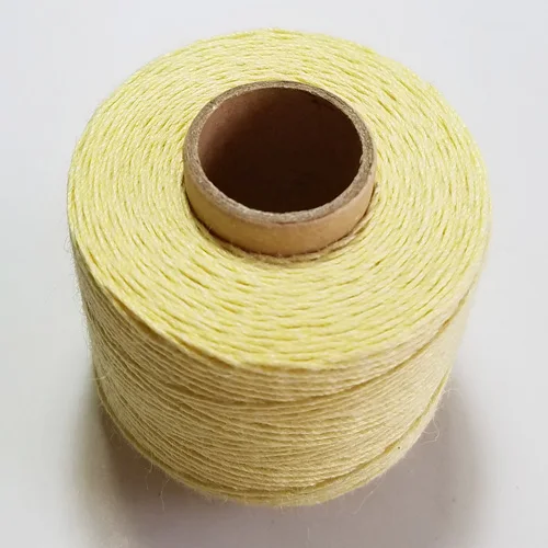 light yellow Высокая прочность льняная нить 120 м/рулон шпагата для шитья ручной работы аксессуары DIY - Цвет: light yellow