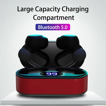 

JS1 TWS Mini Wireless Bluetooth 5.0 Headphone LED Electricity Display Earphone Sports Stereo Earbud Headset For Huawei Xiaomi