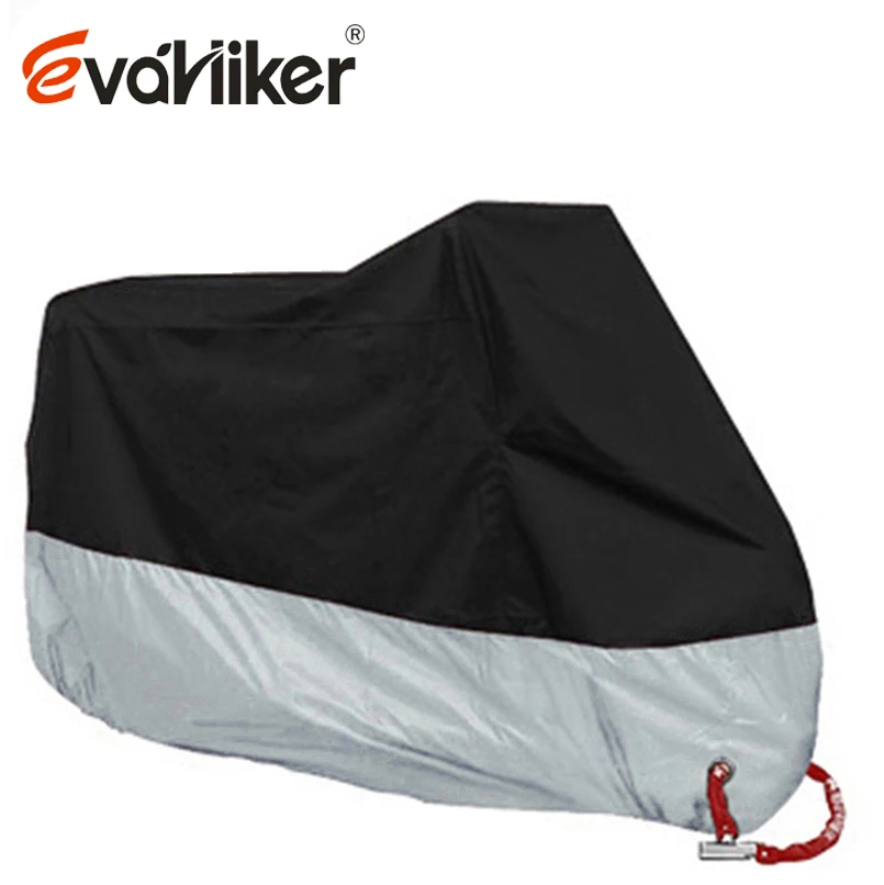 Waterproof Heavy Duty 190T Polyester Motorcycle Cover - All-Season UV & Dust Protection