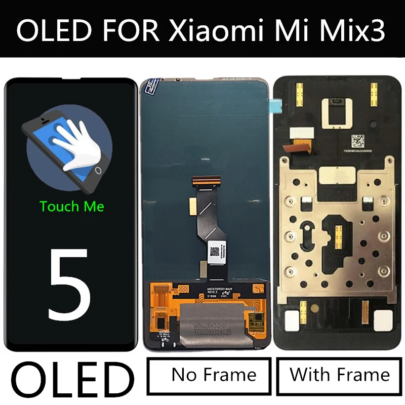 ЖК-дисплей OLED для Xiaomi Mi MIX 3 MiMix MI MIX3 + дигитайзер сенсорного экрана Сменные