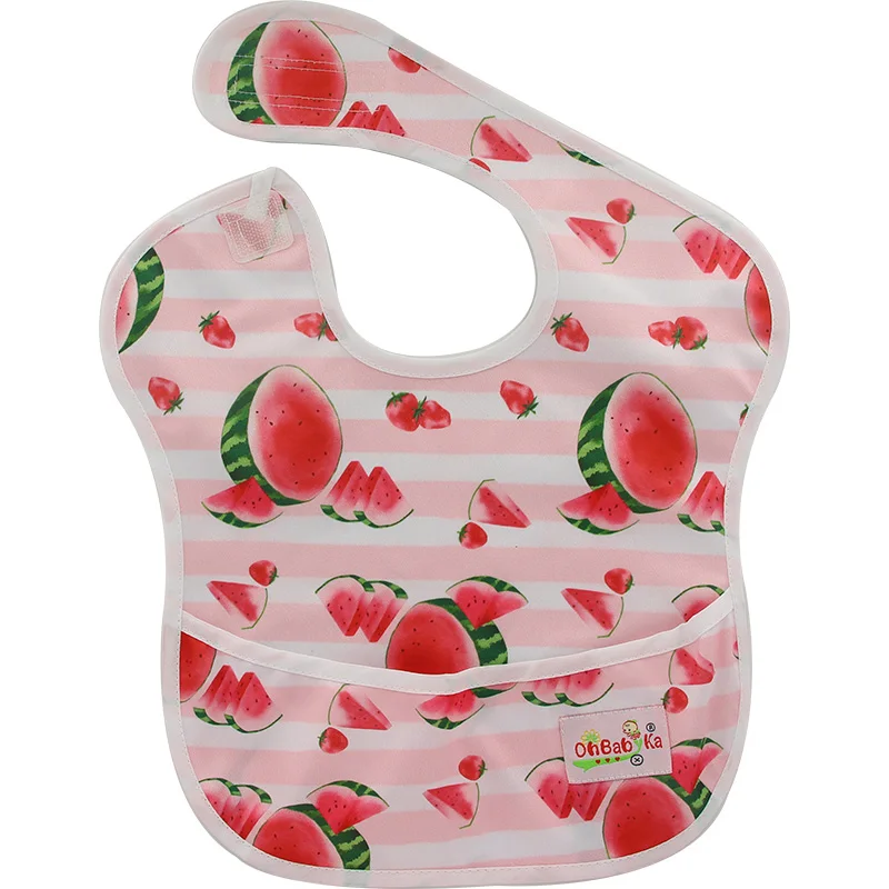 Waterproof Baby Bibs Feeding Adjustable Unisex Bavoir Bandana Slveless