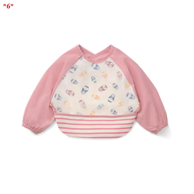 New-Baby-Bibs-Kids-Waterproof-Eva-Apron-Girls-Boys-Feeding-Burp-Cloths-with-Long-Sleeves-Newborns (6)
