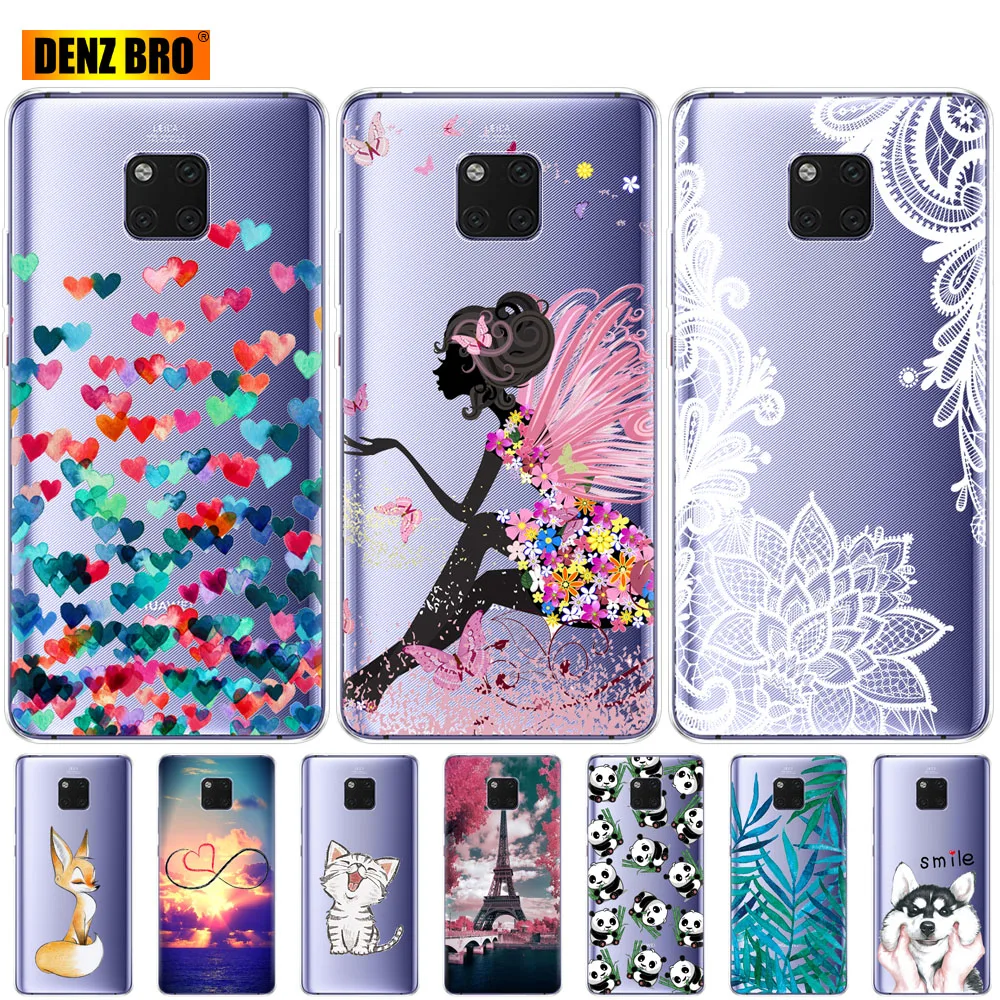 

silicone Case For Huawei Mate 20 pro Transparent Silicon Phone shell For Huawei Mate 20 X Cover Coque Capa for mate20
