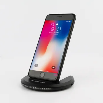 

Wireless Charger Dual Coil Fast Charge Vertical Foldable Phone Charging Stand Brand New And High Quality