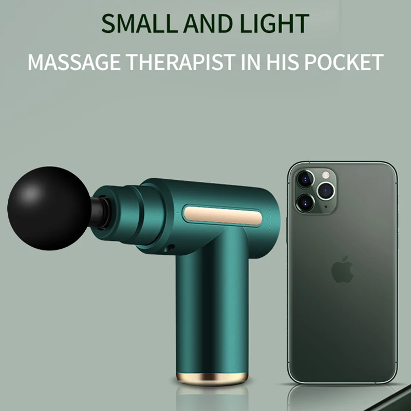 Deep Tissue Muscle Mini Massage Gun Body Shoulder Back Neck Massager Fitness Athletes Relaxation Slimming Shaping Pain Relief