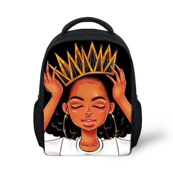 

Black Afro Girl Magic Bagback Kids Bagpack African American Toddler School Backpacks Cute Shoulder Book Bags Satchel
