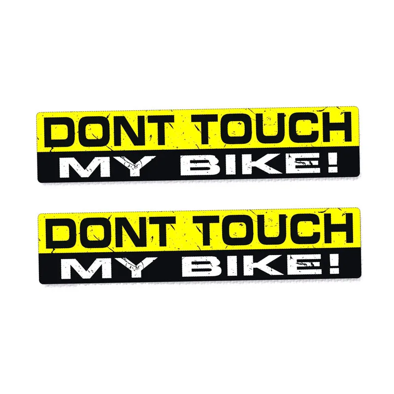 Aliauto 2 X Предупреждение автомобиля Стикеры и надписью Don't Touch My шоссейные