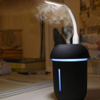 

3 in1 Creative USB Aroma Essential Oil Diffuser Ultrasonic Cool Mist Humidifier Air Purifier LED Light With Mini Fan 200ml