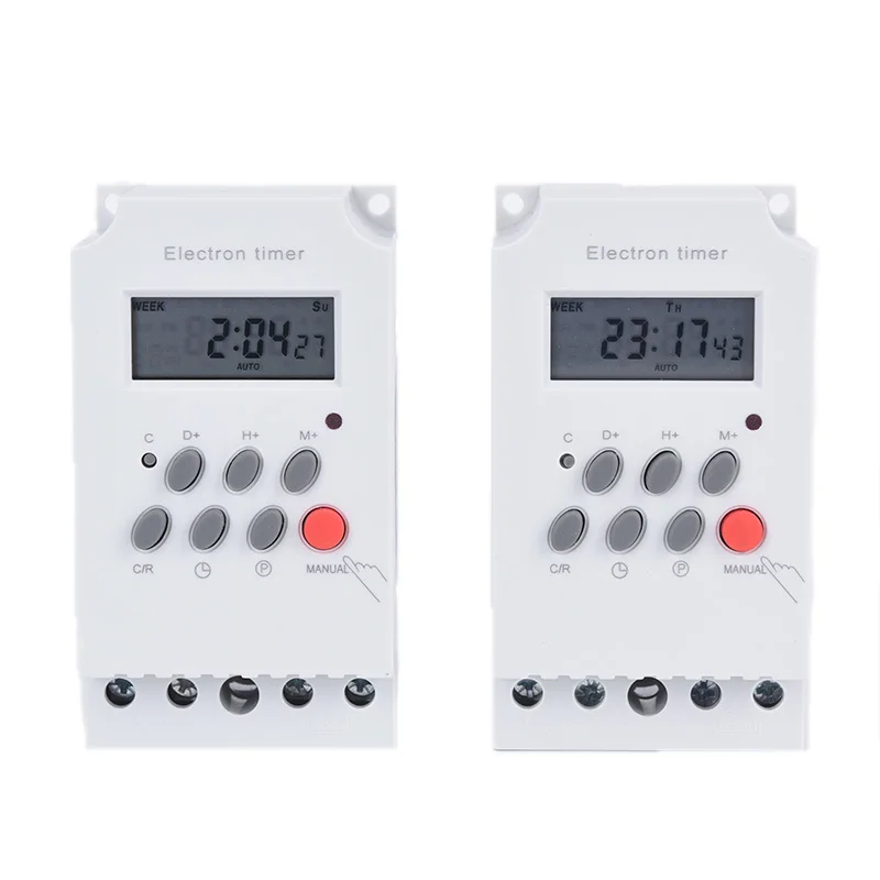 Горячая 12 V/220 V 25A/30A lcd цифровой электронный программируемый таймер управления временем