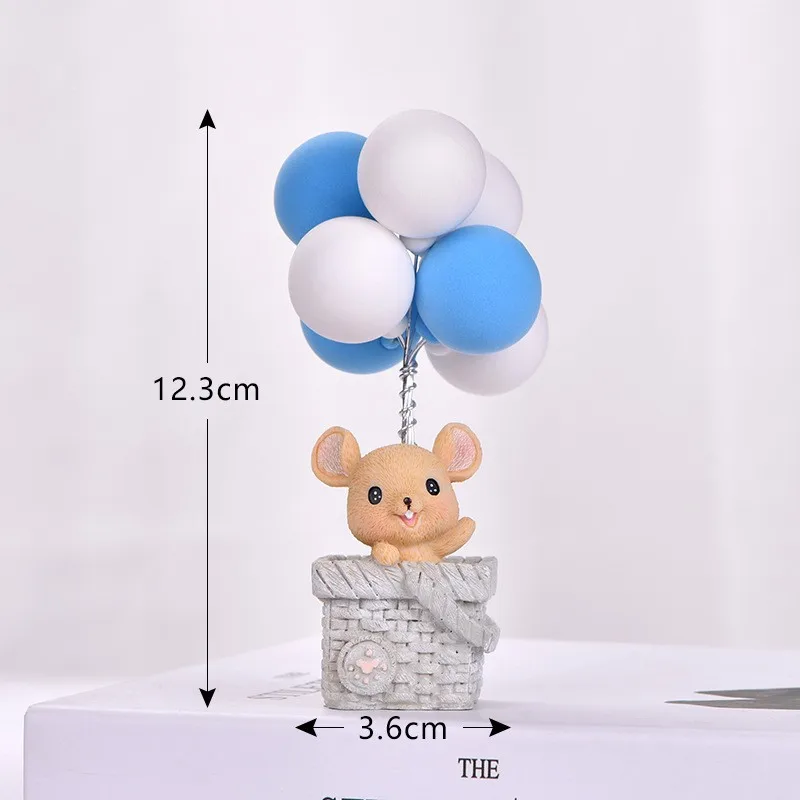 Кукольный домик миниатюрная сцена модель воздушные шары в форме мыши украшение ролевые игры игрушка миниатюрная сцена модель воздушные шары в форме мыши украшение Prete