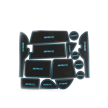 

2016-2018 for Toyota RAV4 door slot mat, water cup mat, antiskid mat, special storage mat, anti pad, decorative accessories