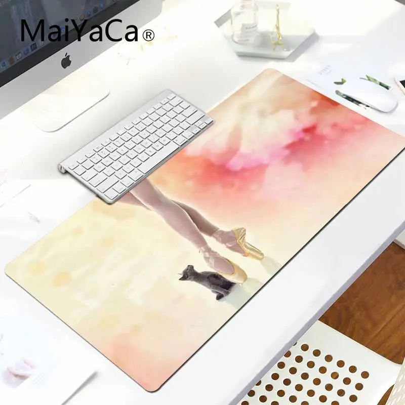 MaiYaCa ваш собственный коврики балетки DIY дизайн игровой с узором коврик для мыши ноутбука игровой Lockedge мыши коврик
