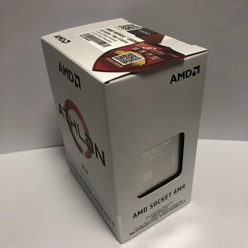 Процессор AMD Athlon 3000G X2 3 5 ГГц двухъядерный четырехъядерный процессор YD3000C6M2OFH Socket AM4