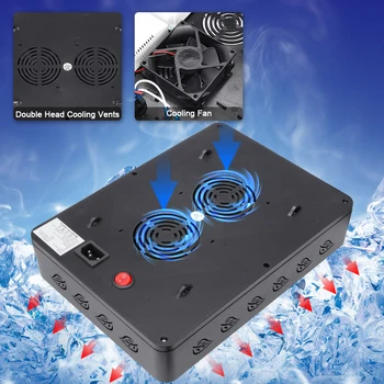 

500/1000W LED Grow Light Indoor Hydro Flower Grow Panel+Adapter Converter
