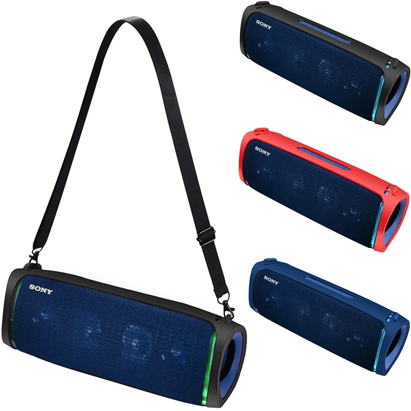 SONY SRS XB43 ブラック(キャリングハンドル・ショルダーベルト付き) Portable Bluetooth Wireless Speakers Strap | Sony Srs-xb43